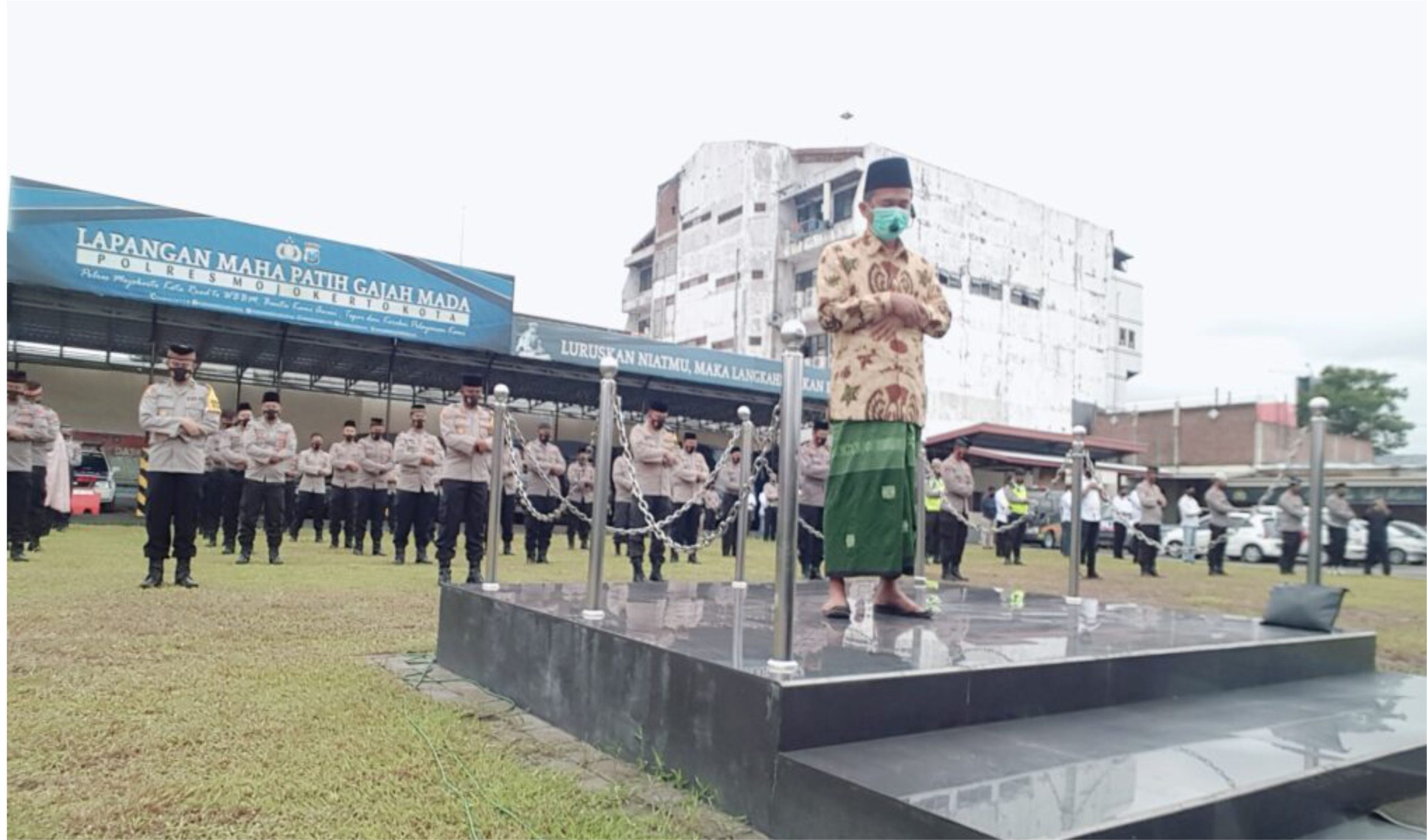 Kapolresta Mojokerto Adakan Shalat Ghaib, Untuk Korban Bencna Sulbar dan Kalsel