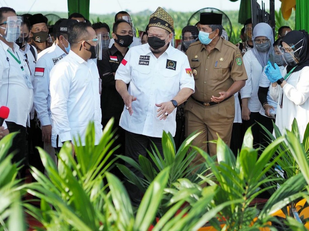 Ketua DPD RI Berharap Sukses Pertanian di Barru Diikuti Daerah Lain di Sulsel