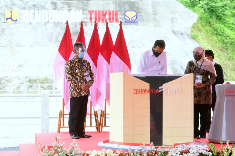 Bendungan Tukul Pacitan Diresmikan Presiden Jokowi