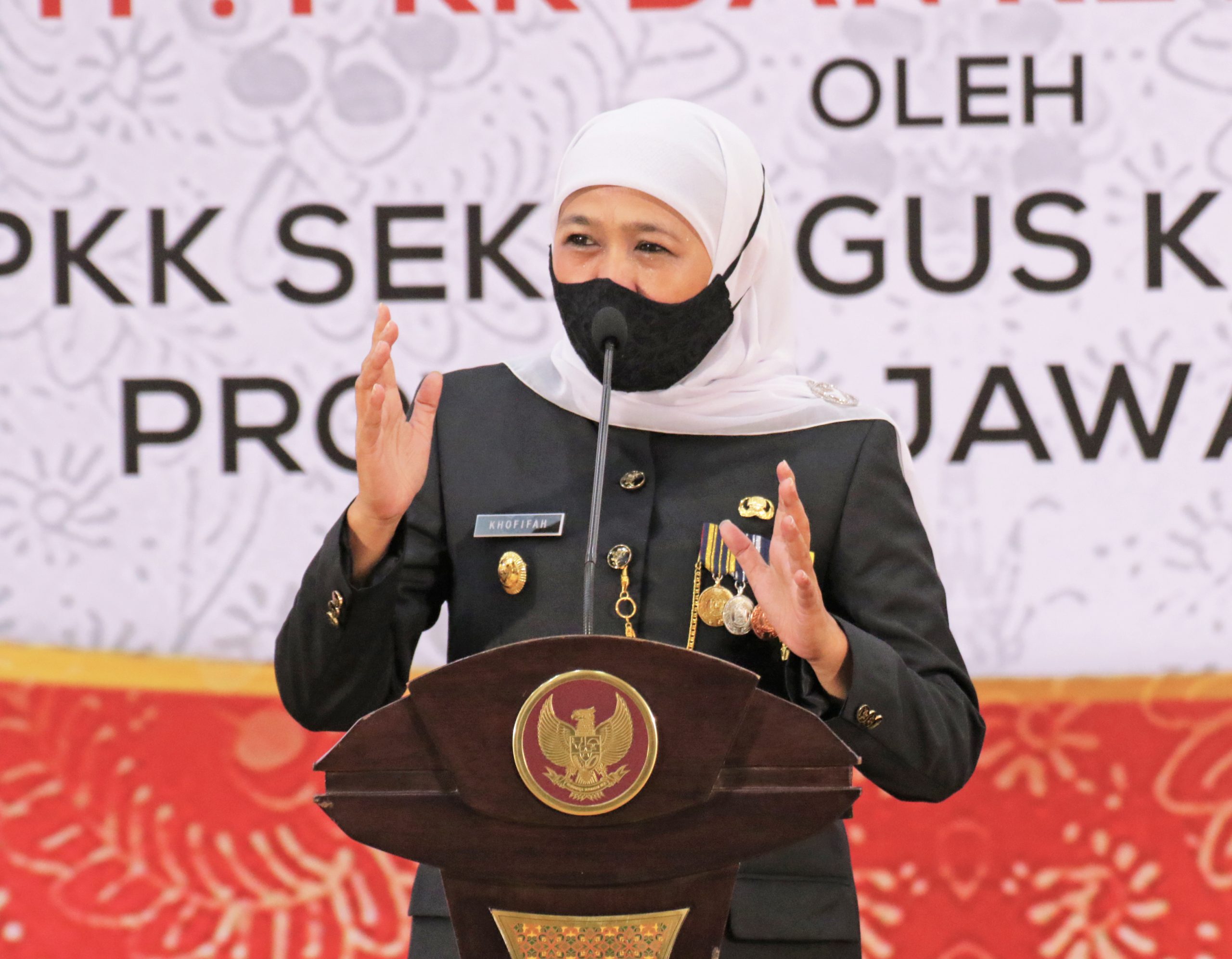 Gubernur Khofifah: Stok Melimpah dan Surplus, Jatim Tak Perlu Beras Impor