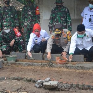 Pembangunan Rumah Tidak Layah Huni ke 110 di Jember