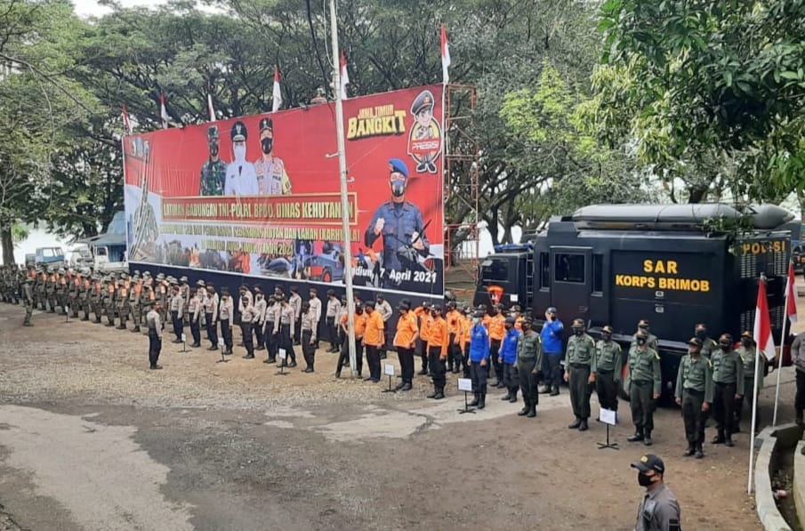 Latgab SAR dan Karhutla Bareng TNI-Polri, BPBD Jatim Terjunkan Tiga Tim dan Boyong Peralatan Evakuasi