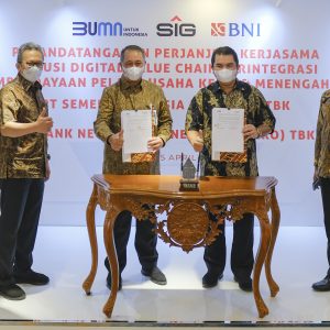 SIG dan BNI Kerja Sama Solusi Digital Value Chain