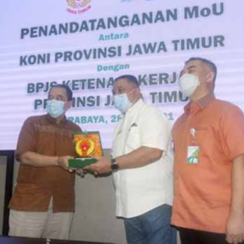 Gandeng BPJS Ketenagakerjaan, KONI Jatim Ingin Melindungi Atlet Puslatda