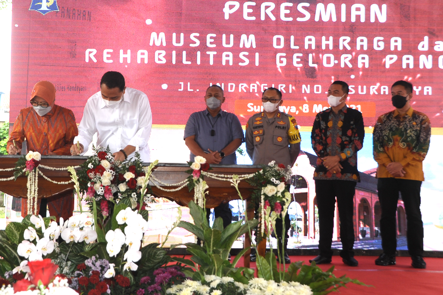 Eri dan Risma Berharap MOS Bisa Tingkatkan Semangat Arek-arek Surabaya  