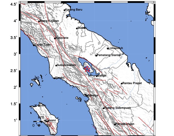 NTB, Ternate, Samosir, Subang, dan Sumbawa Digoyang Gempa