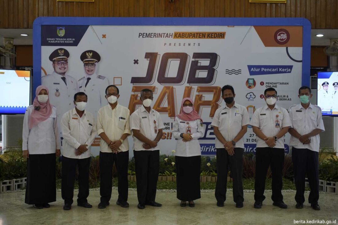 Tekan Pengangguran, Pemkab Kediri Gandenf 47 Perusahaan Gelar Job Fair