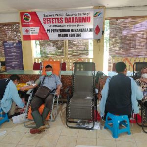 Pekerja Kebun Di Jember Rajin Donor Darah