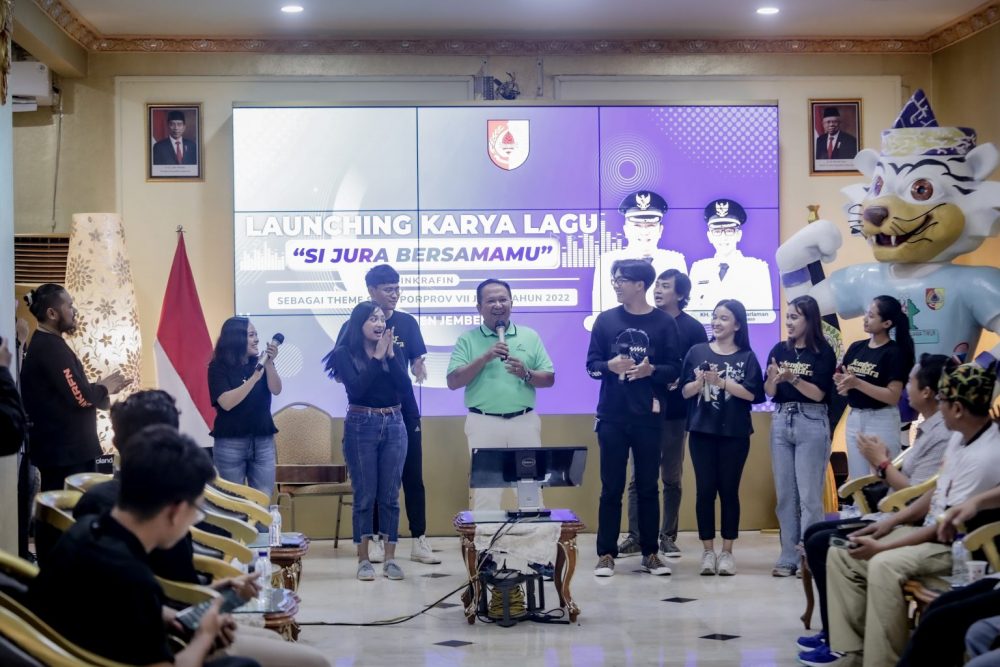 Si Jura Bersamamu Jadi Lagu Resmi Porprov Jatim 2022 di Jember