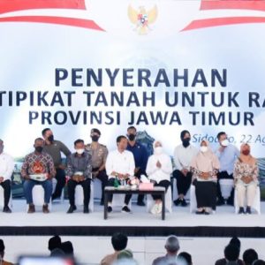 Gubernur Khofifah: Tahun 2024, Sebanyak 19,9 Juta Peserta PTSL Tuntas