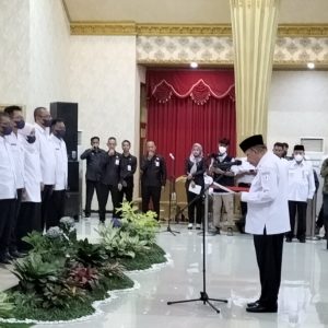 Pengurus PMI Jember Dilantik, Imam Utomo: Harus Bersinergi Dengan Pemerintah Daerah