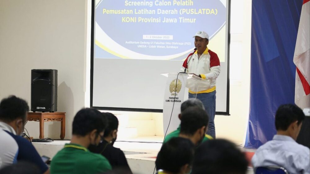 KONI Jatim Seleksi Calon Pelatih Puslatda