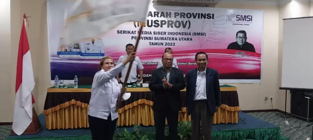 Erris Napitupulu Terpilih Aklamasi jadi Ketua SMSI Sumut 2022-2027