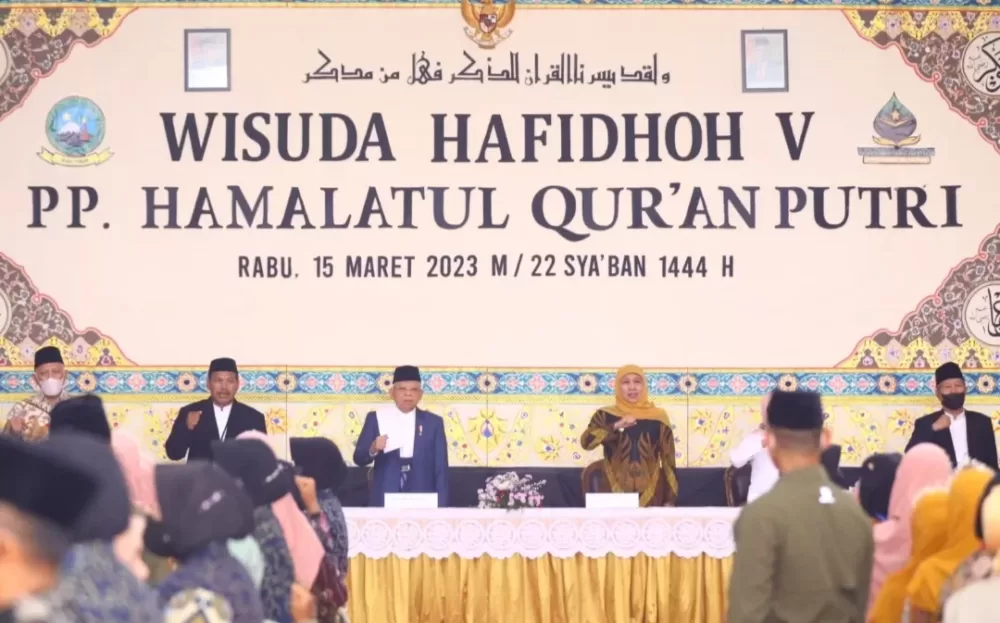 Wisuda Hafidzoh V Ponpes Hamalatul Qur’an, Gubernur Khofifah Puji Hafalan Alquran Metode Habituasi