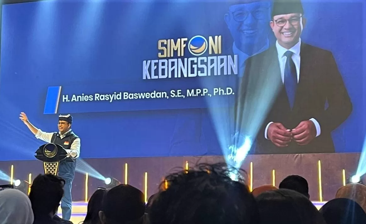 Anies Baswedan Pidato Momen Pemilu di Simfoni Kebangsaan