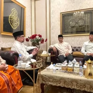 Silaturahmi Lebaran Bersama Anies dan Habib Salim Segaf, AHY: Terima Kasih Sambutan Hangatnya