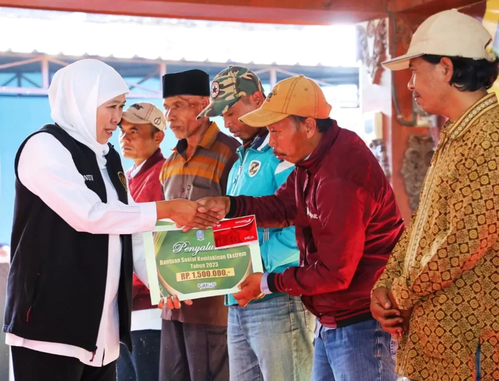 929 Keluarga Miskin di Jatim Terima Bansos Rp1,5 juta