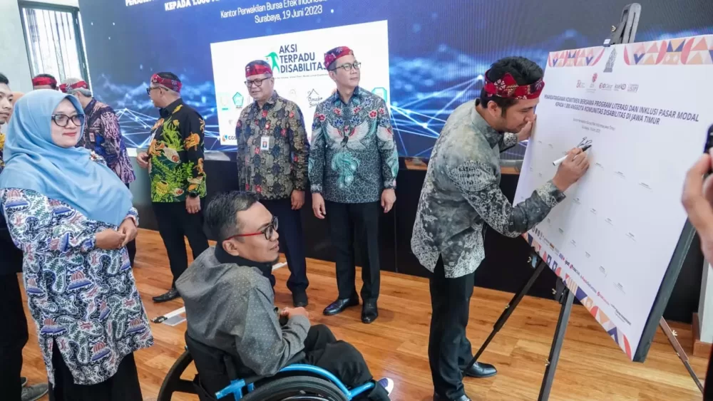 Peresmian 12 Galeri Bursa Efek dan Peluncuran Platdform Investasi untuk Disabilitas