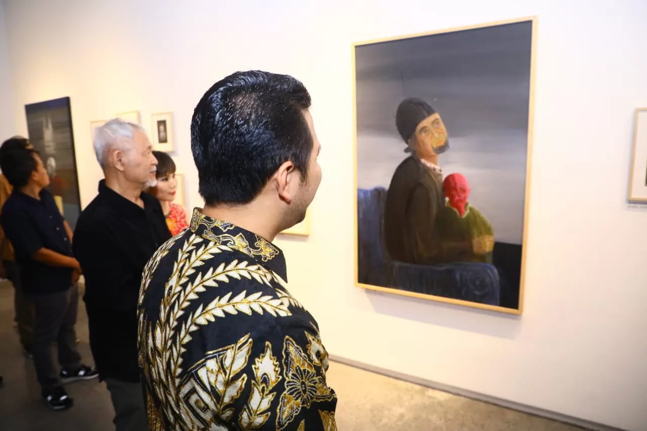 Pameran Tunggal Lukisan Goenawan Mohamad