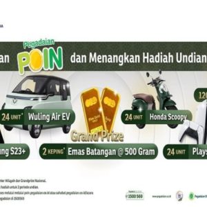 Inovasi Pegadaian, Transaksi Rp 100.000 Bisa Menangkan Mobil Listrik