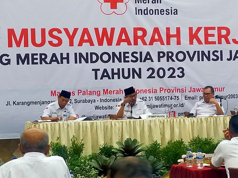 Program Prioritas 2024 di Musker PMI Jatim, Pembentukan Gugus PMR Hingga Akreditasi UDD PMI