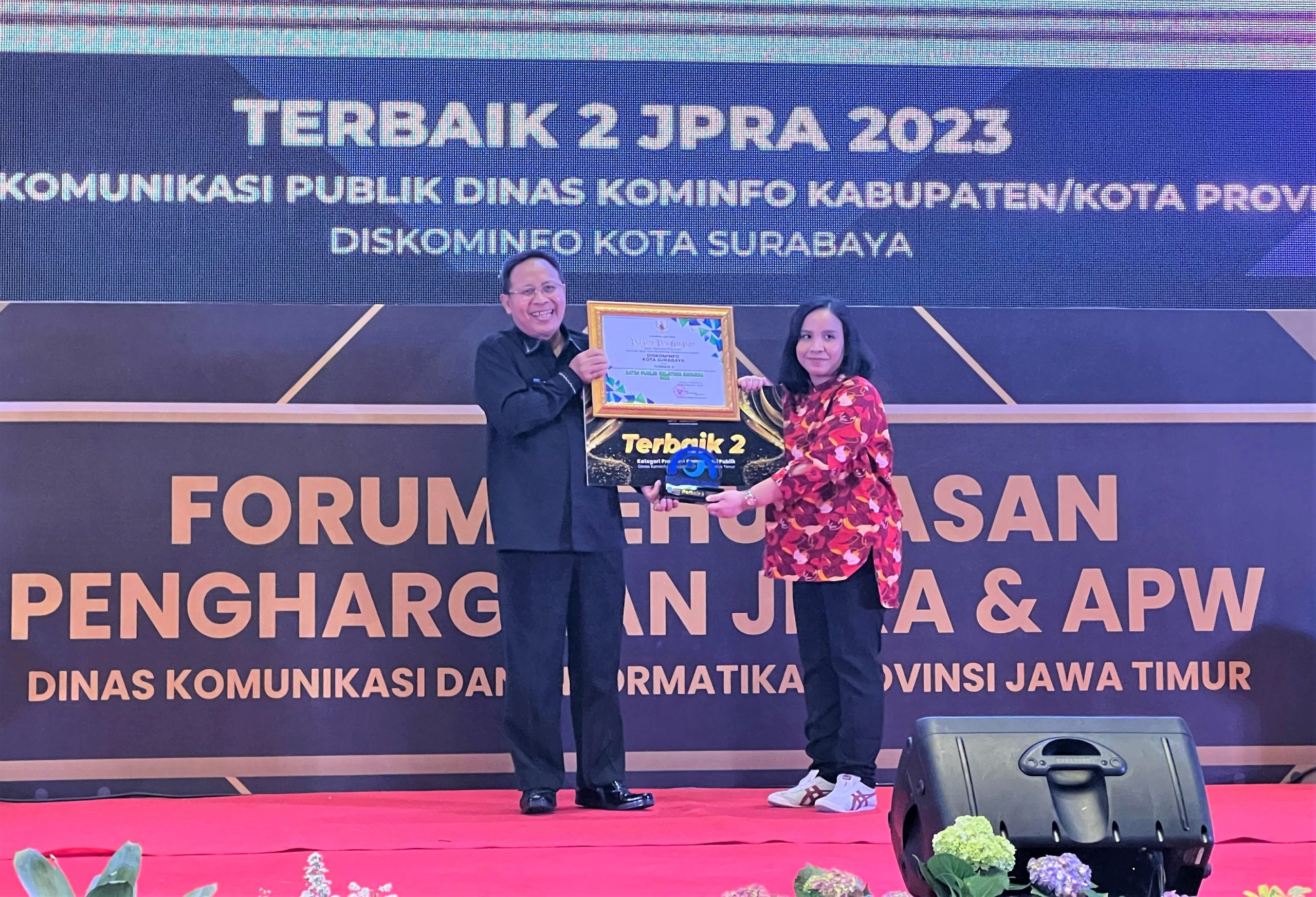 Diskominfo Surabaya Sabet Empat Penghargaan JPRA 2023