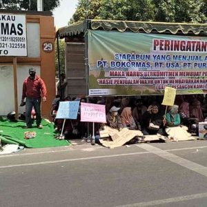 Karyawan Rokok Bokor Mas Demo, Minta Tunggakan Gaji & Pesangon Segera Dibayar