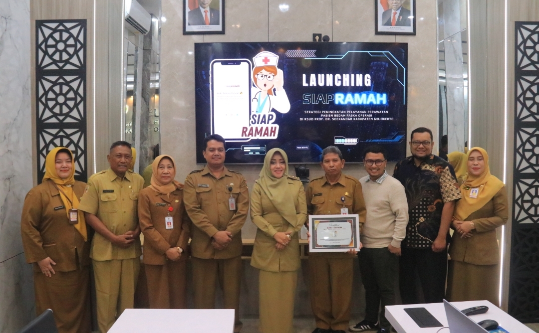 Tingkatkan Layanan Kesehatan, Bupati Ikfina Launching Aplikasi Siap Ramah RSUD Soekandar