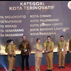 Kota Mojokerto Raih Penghargaan Bergengsi dari Mendagri Sebagai “Kota Terinovatif’ IGA 2023”