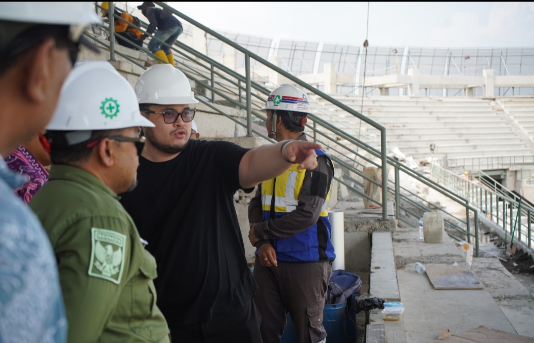 Mas Dhito Berharap Tahap Ke-2 Stadion Gelora Daha Jayati Sudah Dapat Difungsikan