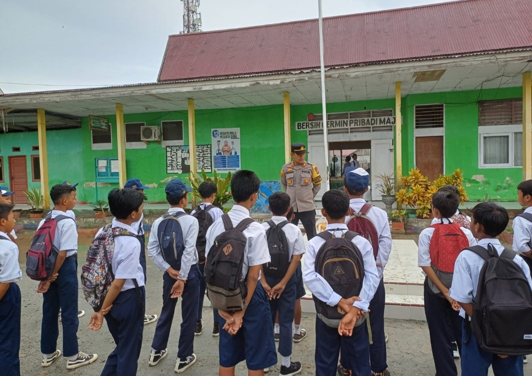 Polsek Palu Barat Sosialisasikan Dampak Negatif Geng Motor pada Pelajar