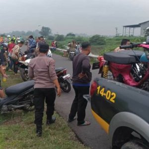 Balap Liar , 19 Motor Brong Diamankan Satlantas Polres Mojokerto