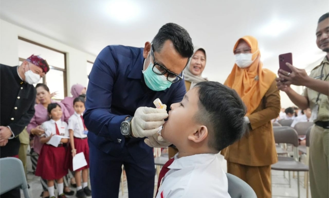 Capaian PIN Polio Kota Mojokerto Tertinggi Se-Jatim Kab. Madiun dan Ngawi Menyusul