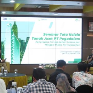 Diikuti 50 Perwakilan dan 12 Kanwil Hadiri Seminar Tata Kelola Tanah Aset PT Pegadaian di Surabaya