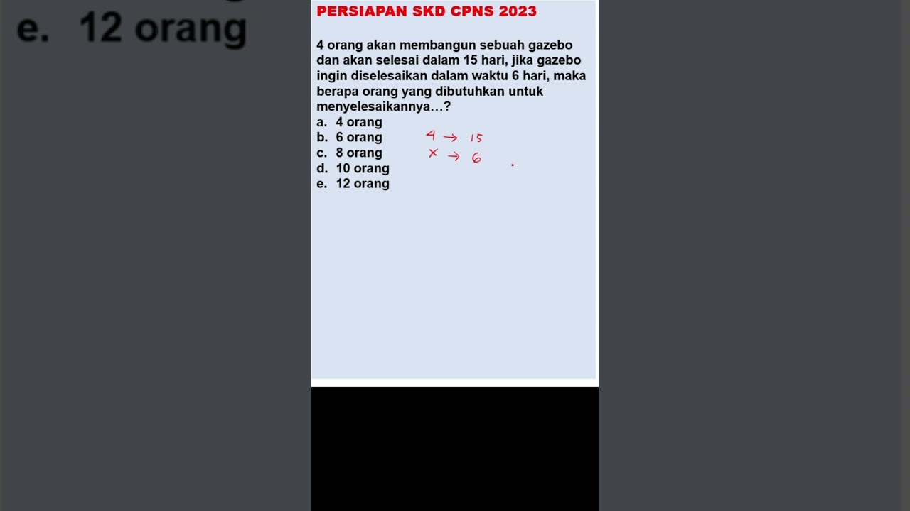 Latihan Soal SKD CPNS 2023