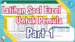 Latihan Soal Excel Untuk Pemula Part 1