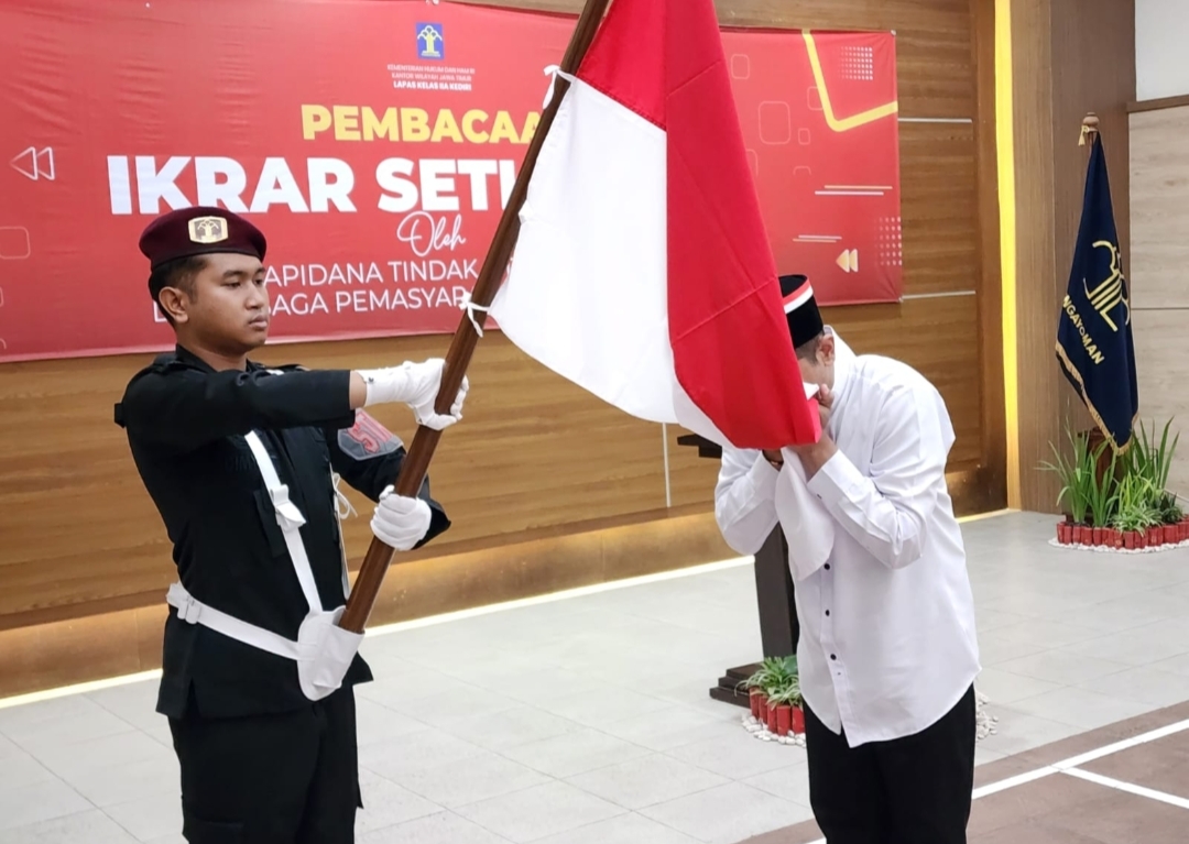 Tiga Napi Teroris di Lapas Kediri Ikrar Setiap Kepada NKRI