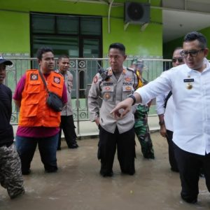 Kali Sadar Meluap Pj. Ali Kuncoro Gerak Cepat Maksimalkan Rumah Pompa