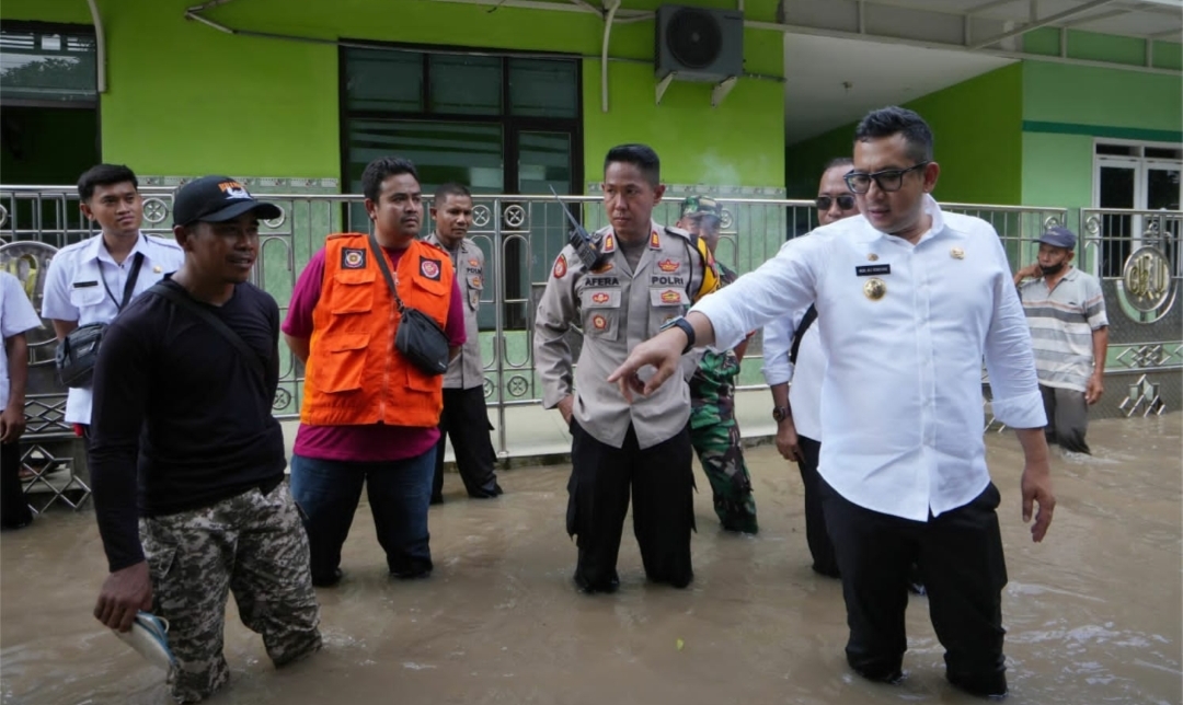 Kali Sadar Meluap Pj. Ali Kuncoro Gerak Cepat Maksimalkan Rumah Pompa