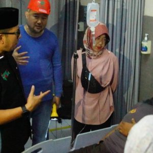 Pj. Walikota Ali Kuncoro Tinjau Lokasi dan Jenguk Korban Kebakaran di RS Gatoel.