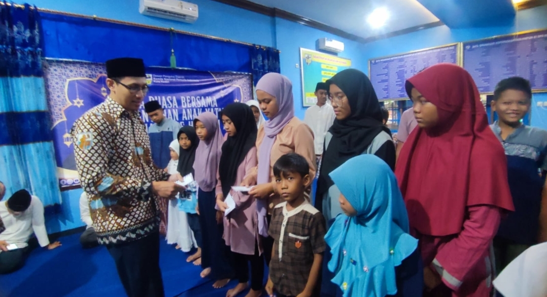 KNPI Kota Kediri Gelar Buka Bersama dan Santunan Anak Yatim