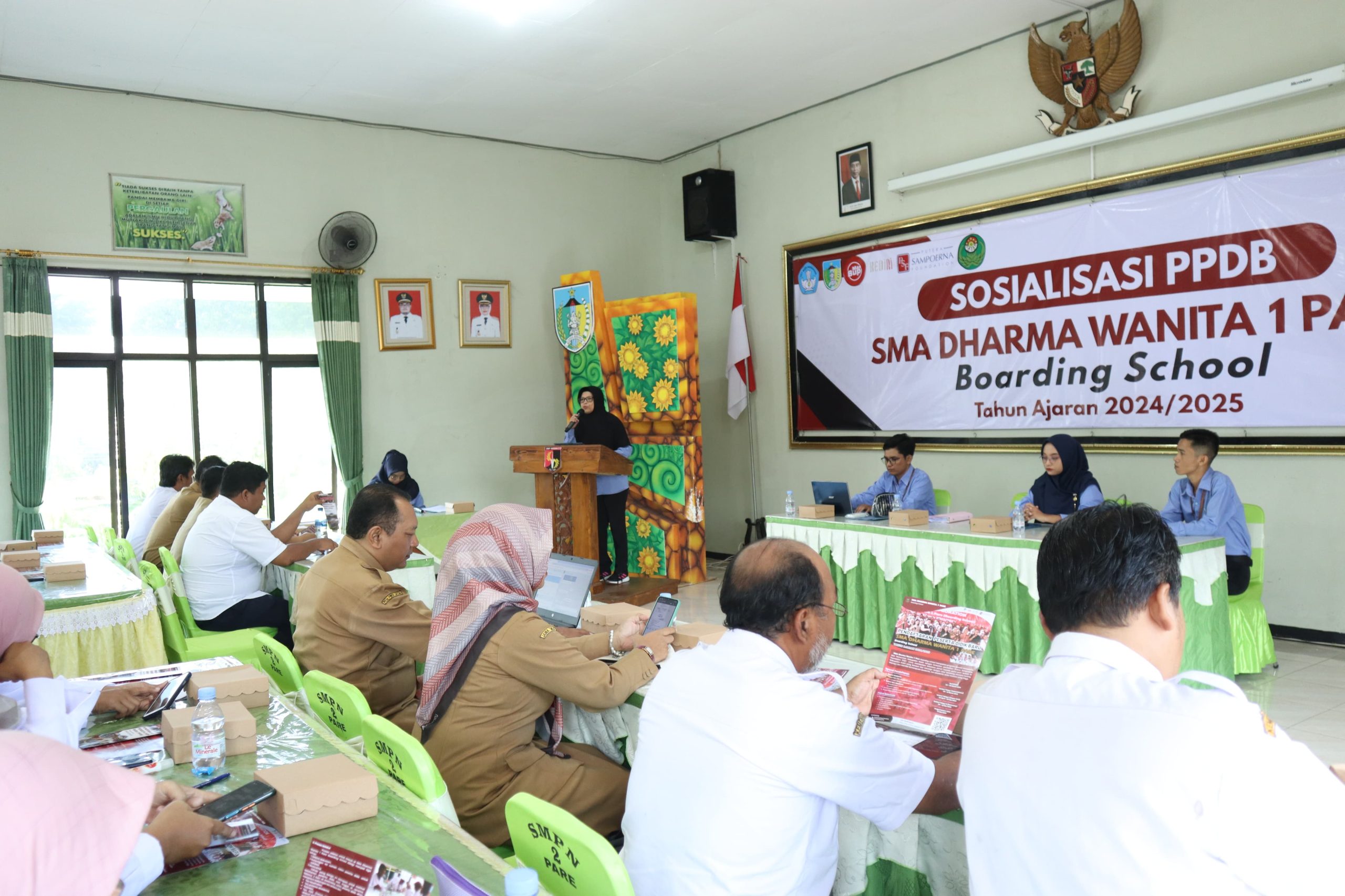 Sosialisasi PPDB SMA Boarding School, Komitmen Bupati Kediri Berikan Sekolah Gratis Bagi Warganya