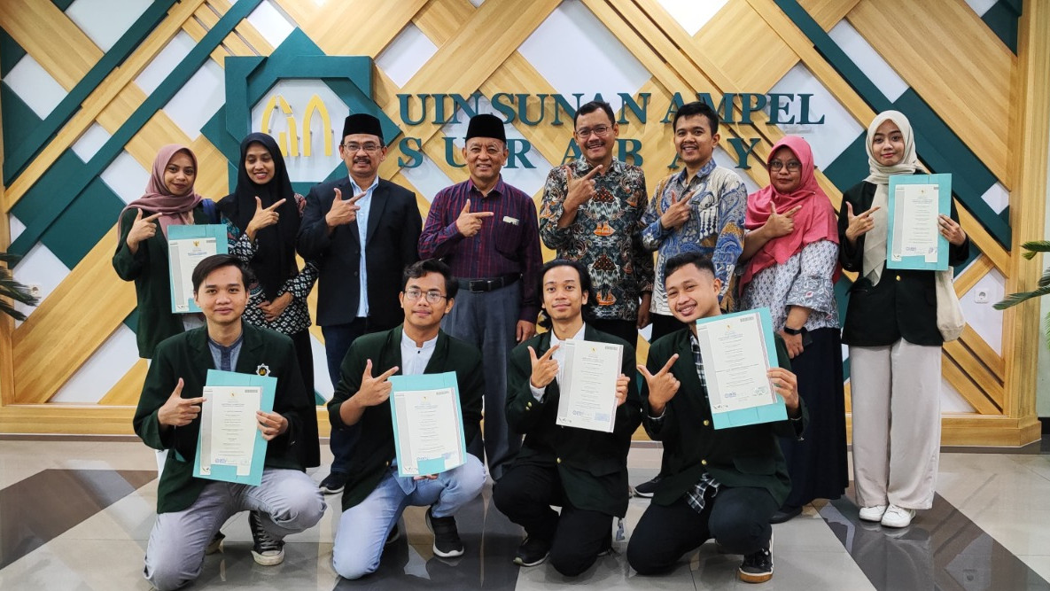 58 Mahasiswa UIN Sunan Ampel Surabaya Raih Sertifikat Profesi BNSP