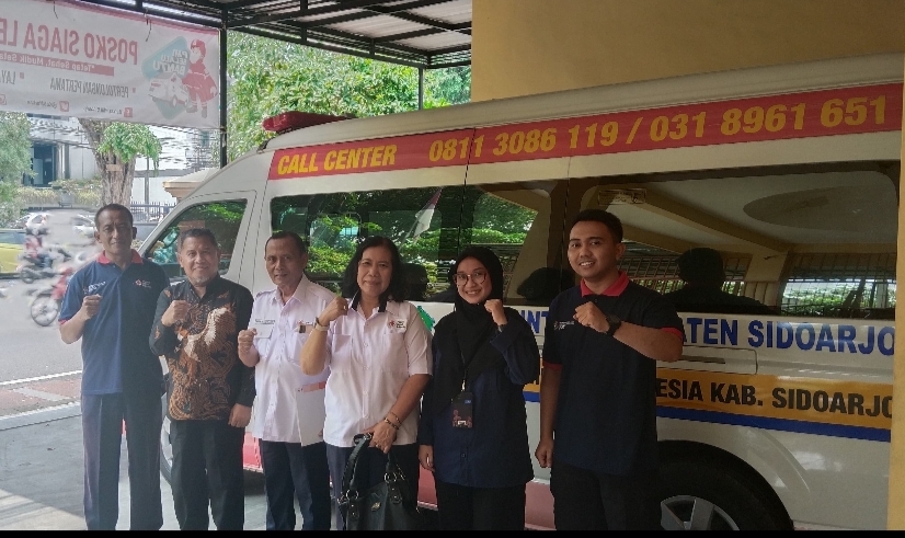 Posko Siaga Lebaran Terpadu, PMI Sidoarjo Sertakan Ambulance Lengkap dan Perawat