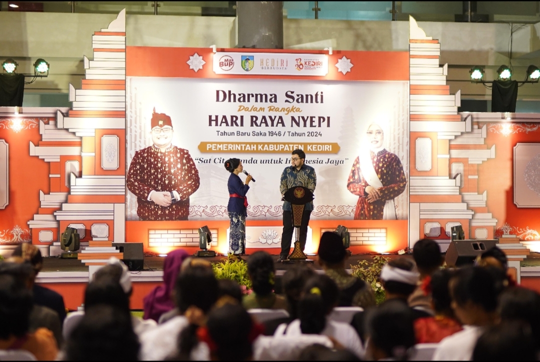 Dharma Santi Nyepi 1946 Saka, Mas Dhito Fasilitasi Kebutuhan Umat Hindu Kediri