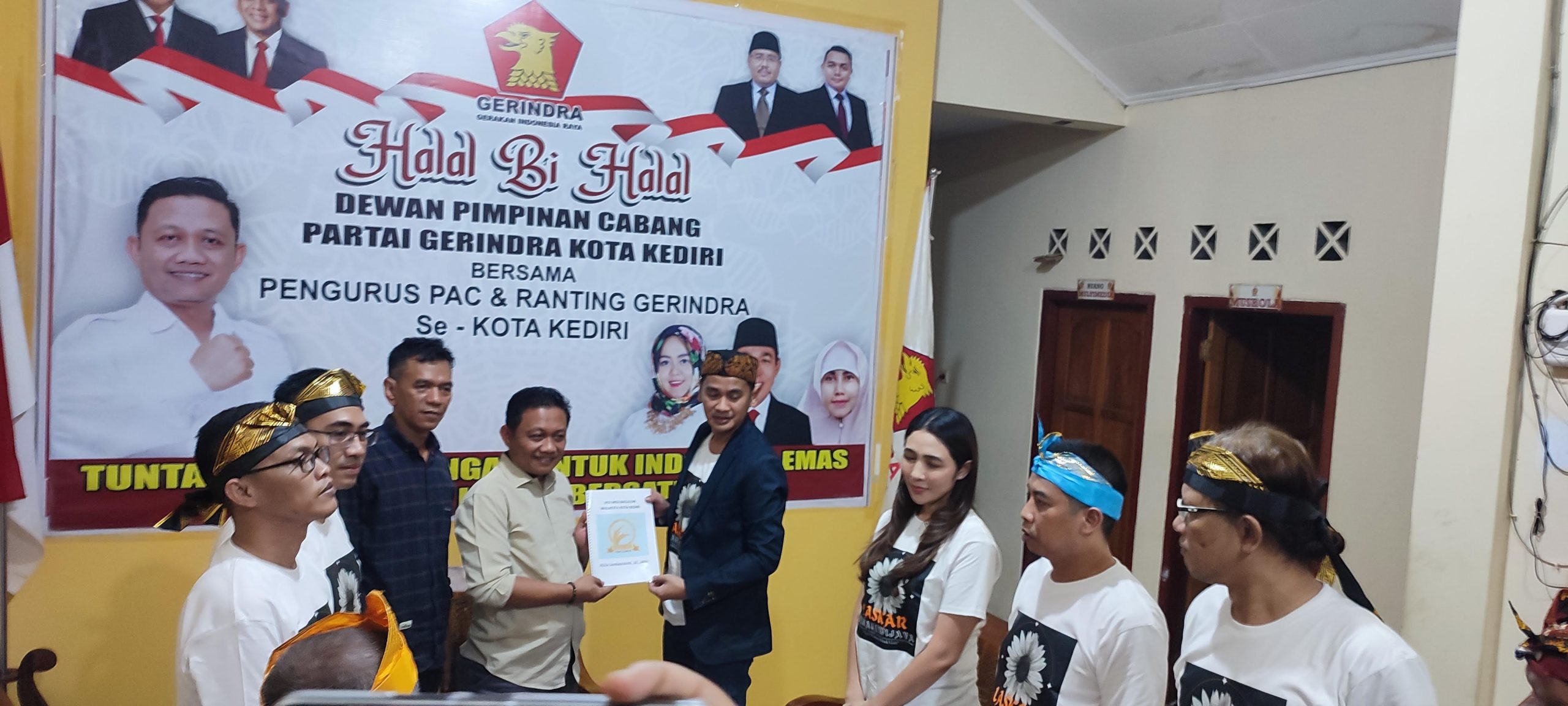 Sampaikan Visi Misi, Mantan Ketua KNPI Reza Maju Walikota Kediri Melalui Gerindra