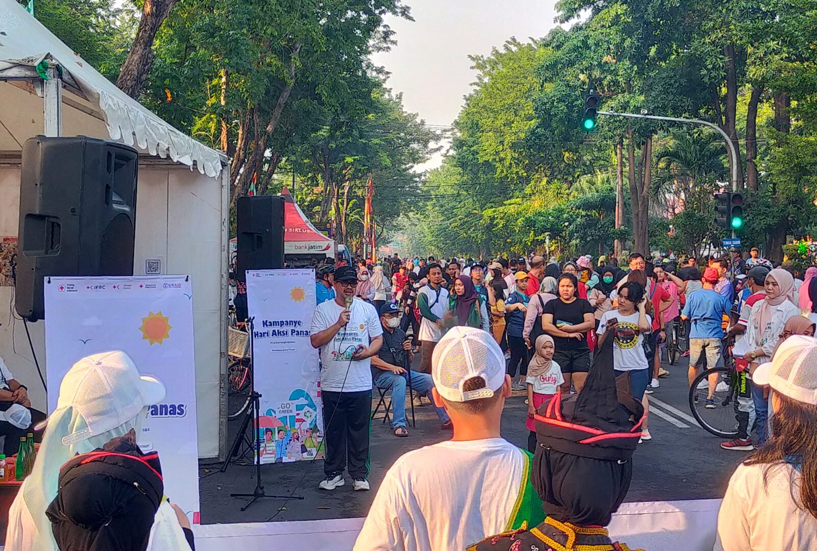 Hari Aksi Panas, PMI Surabaya Ajak Masyarakat Cegah Heatstroke