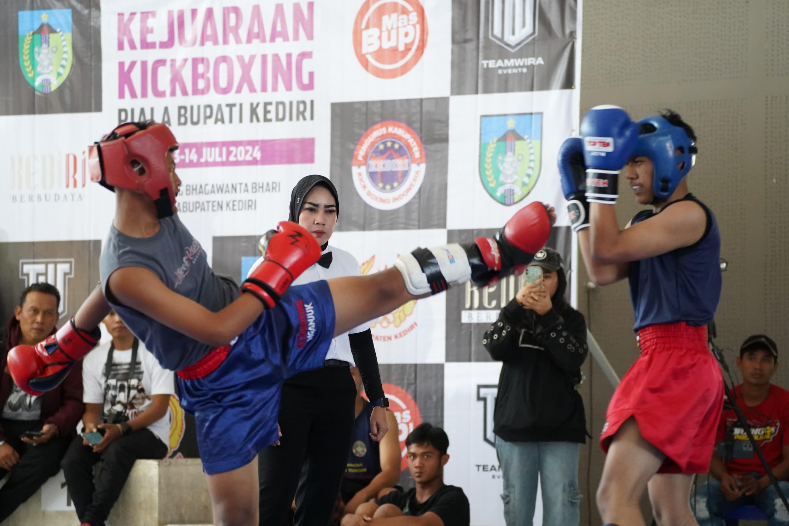 Kejuaraan Kickboxing Piala Bupati Kediri 2024, Mas Dhito: Targetkan Medali di Porprov 2025