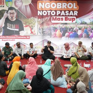 Relokasi Pasar Kandangan, Bupati Kediri Mas Dhito Ajak Dialog Sejumlah Pedagang