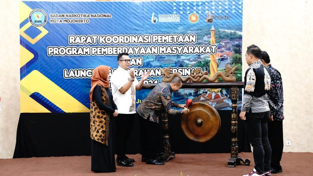 Mitigasi Peredaran Narkoba Pemkot Mojokerto dan BNN Resmikan Kelurahan Bersinar